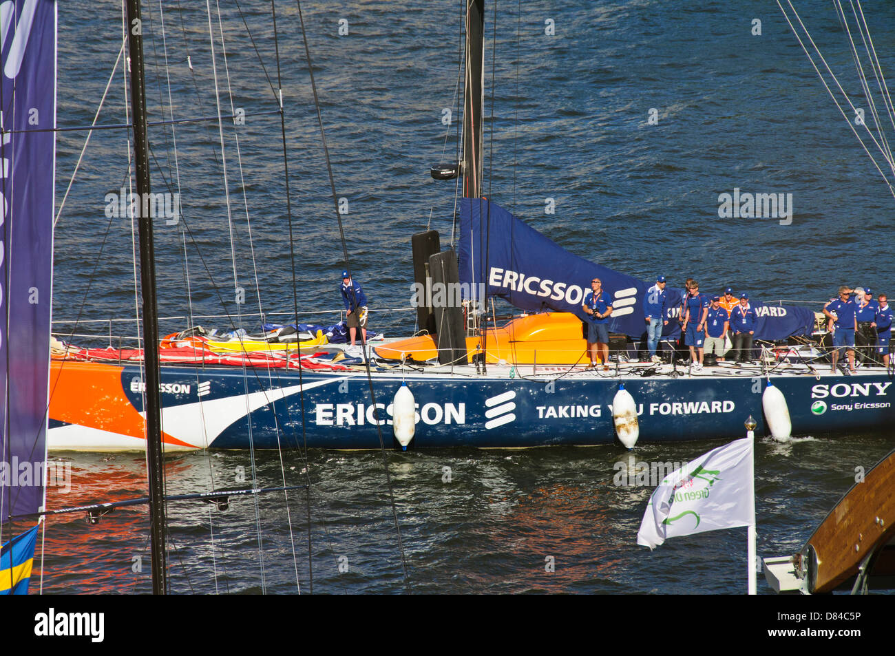 La Volvo Ocean Race 2008-2009 était un yacht de course qui s'est tenue entre octobre 4,2008, et le 27 juin 2009,bateaux participants,Suède,Stockholm Banque D'Images