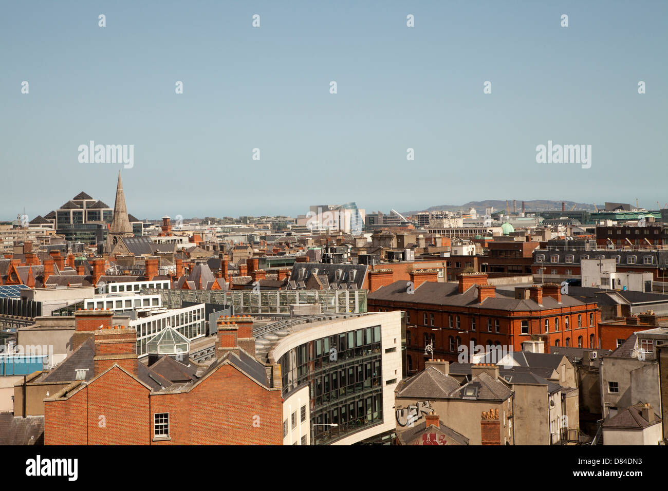 Dublin City skyline Banque D'Images