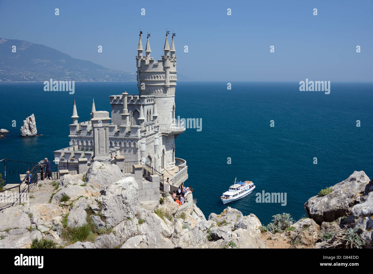 Célèbre château près de Yalta, Swallow nest Banque D'Images