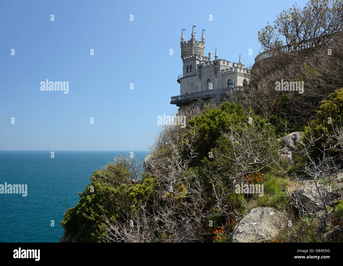 Célèbre château près de Yalta, Swallow nest Banque D'Images