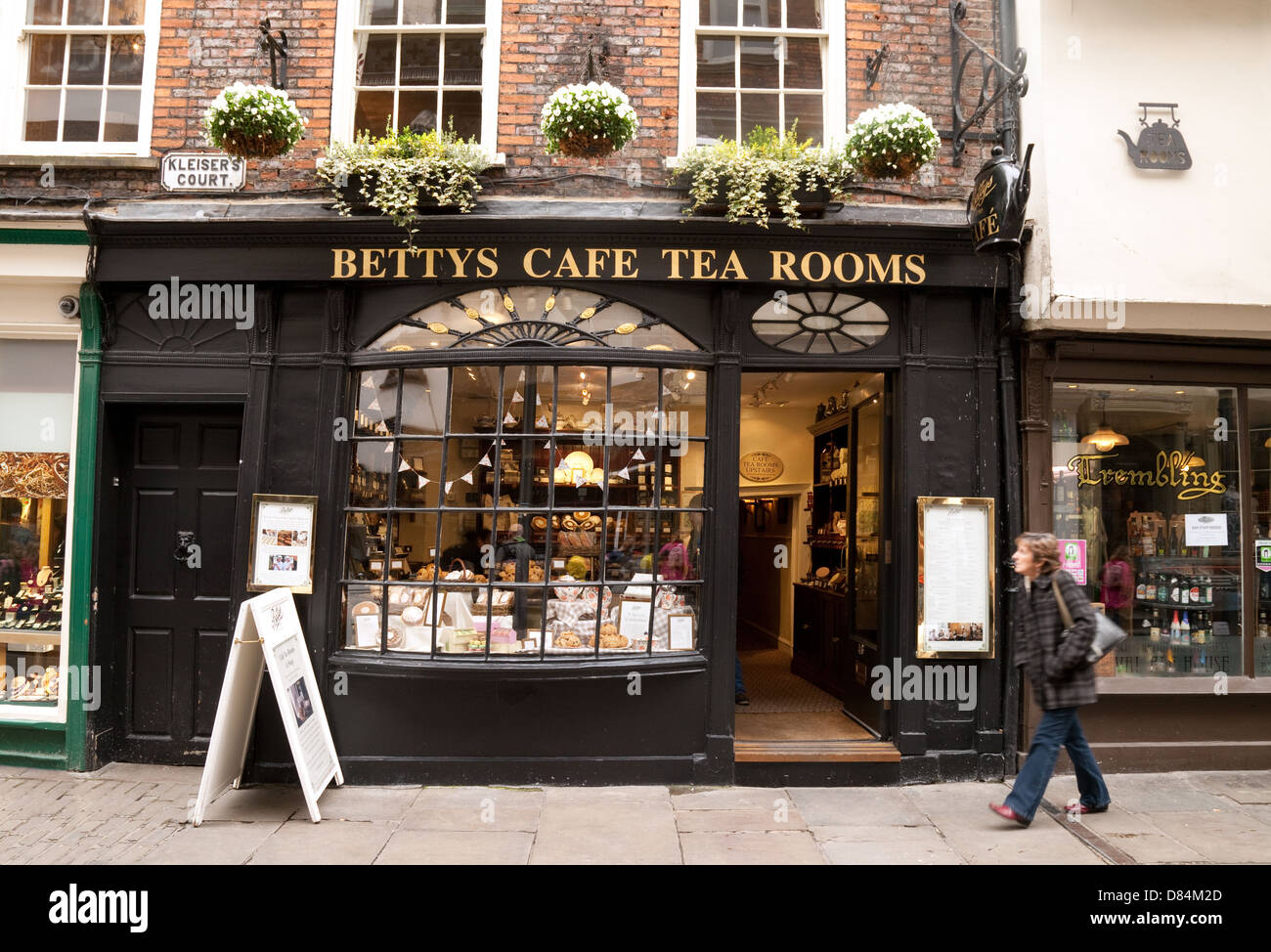 Bettys Cafe Tea Rooms, succursale de Stonegate, York, Yorkshire England, Royaume-Uni Banque D'Images