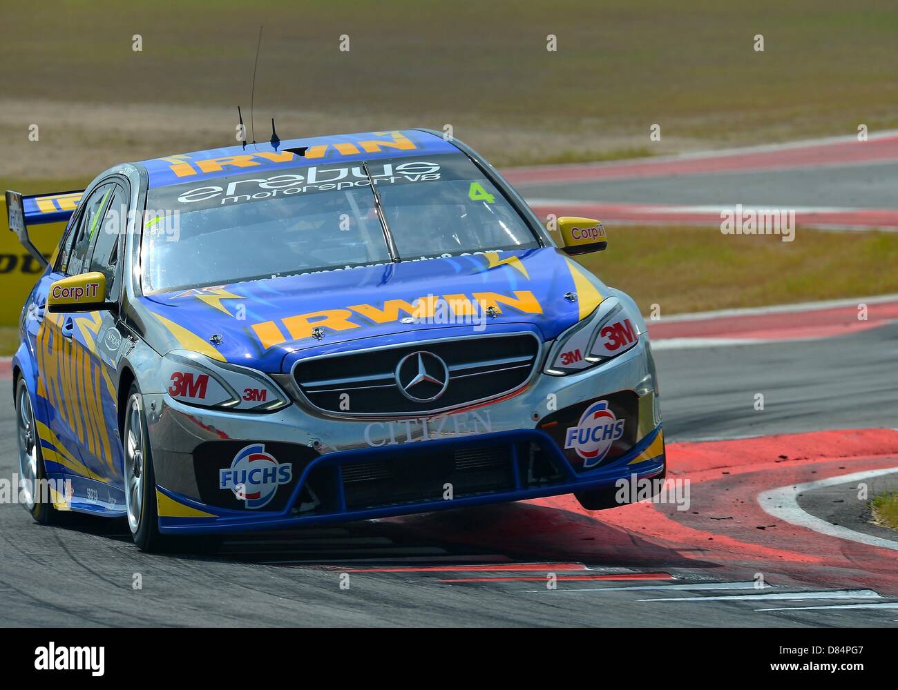 Austin, Texas, États-Unis. 19 mai, 2013. 19 mai 2013, Lee Holdsworth # 4 de Irwin Racing pendant V8 Supercars course de qualification 15 et 16 sur la pratique de trois jours 400 Austin à Austin, TX. Credit : Cal Sport Media/Alamy Live News Banque D'Images