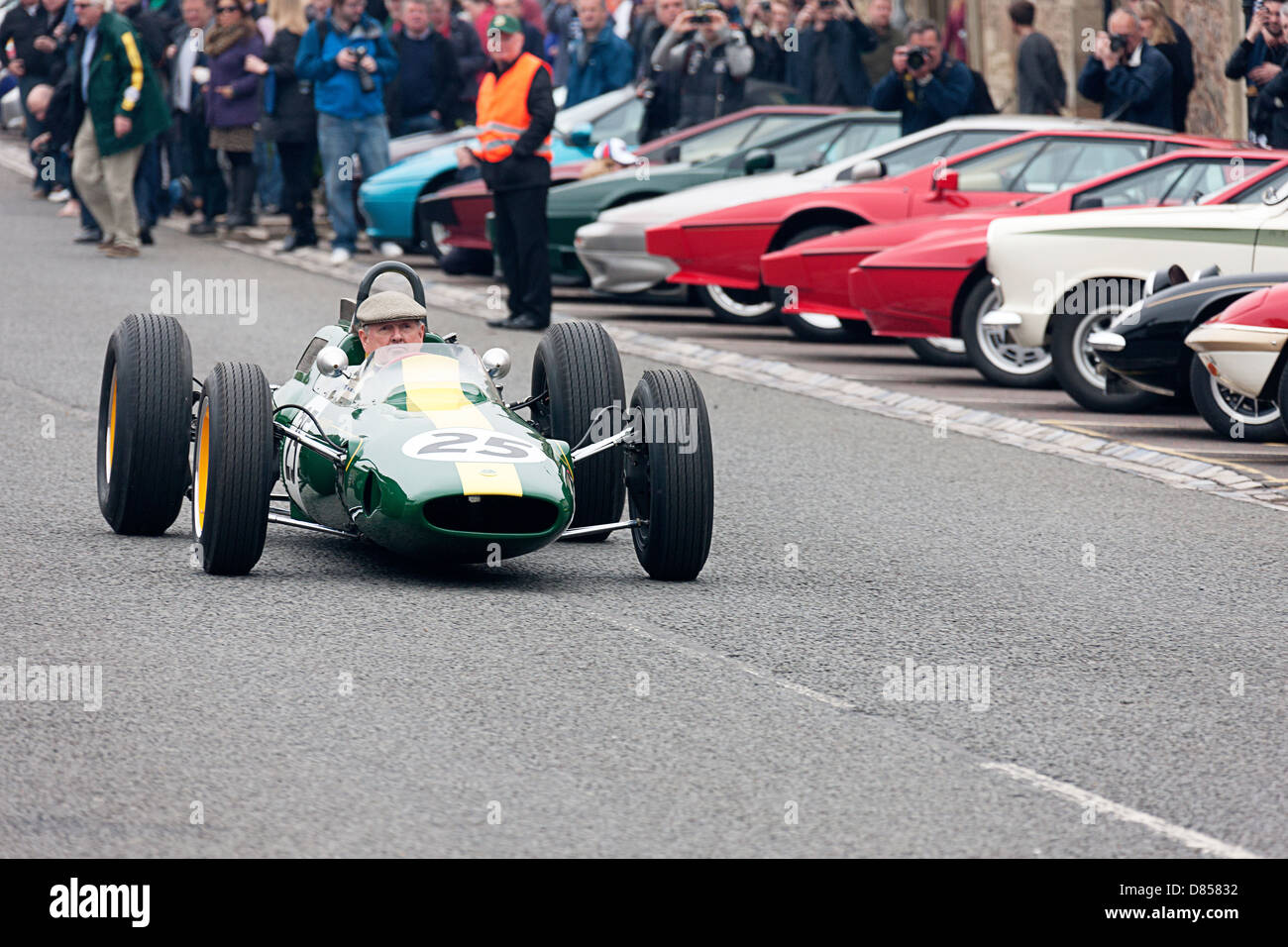 Jim Clark. 50e anniversaire de son premier championnat du monde.Duns Scottish Borders. L'Écosse. Banque D'Images