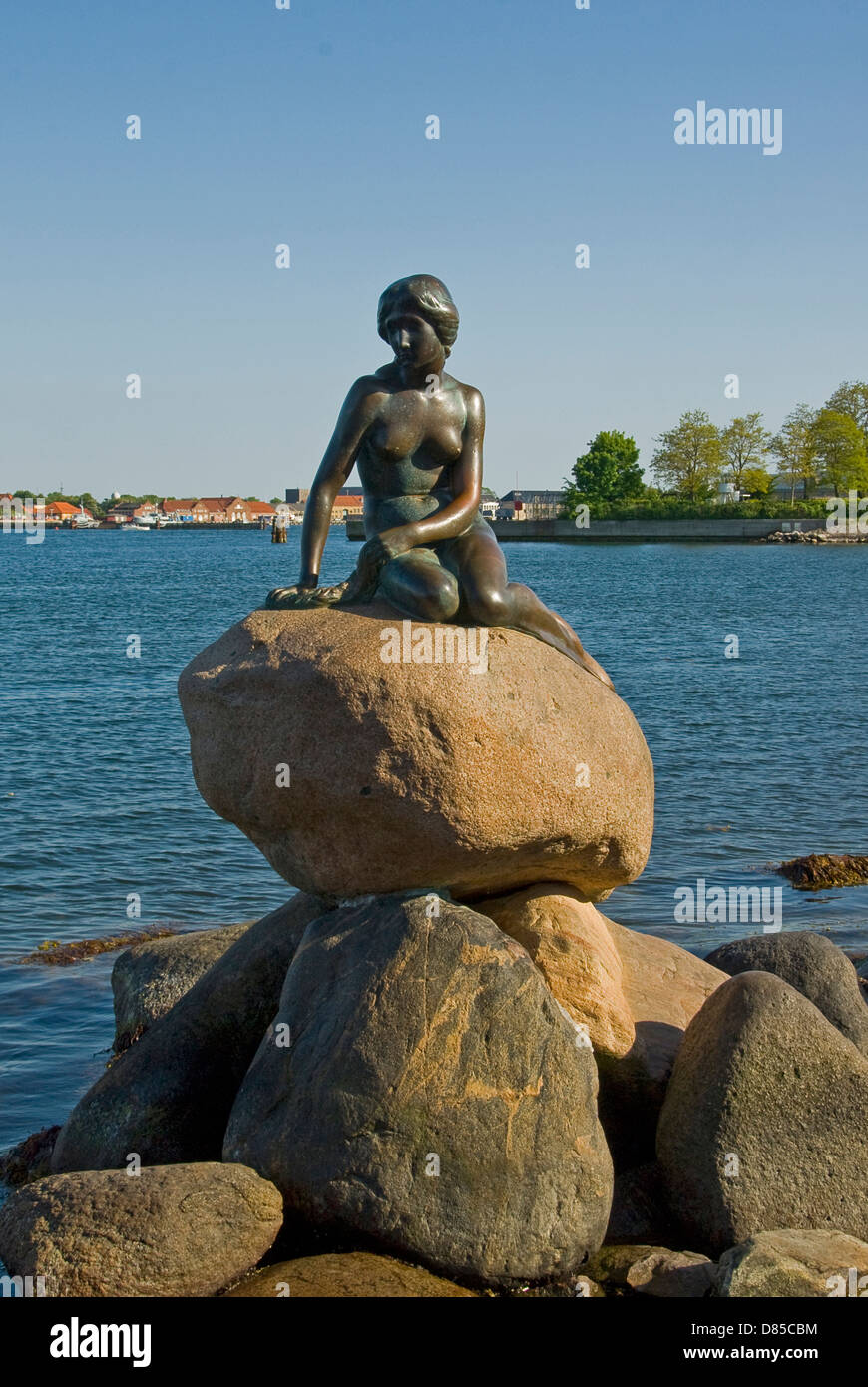 La Petite Sirène, Copenhague, Danemark Banque D'Images