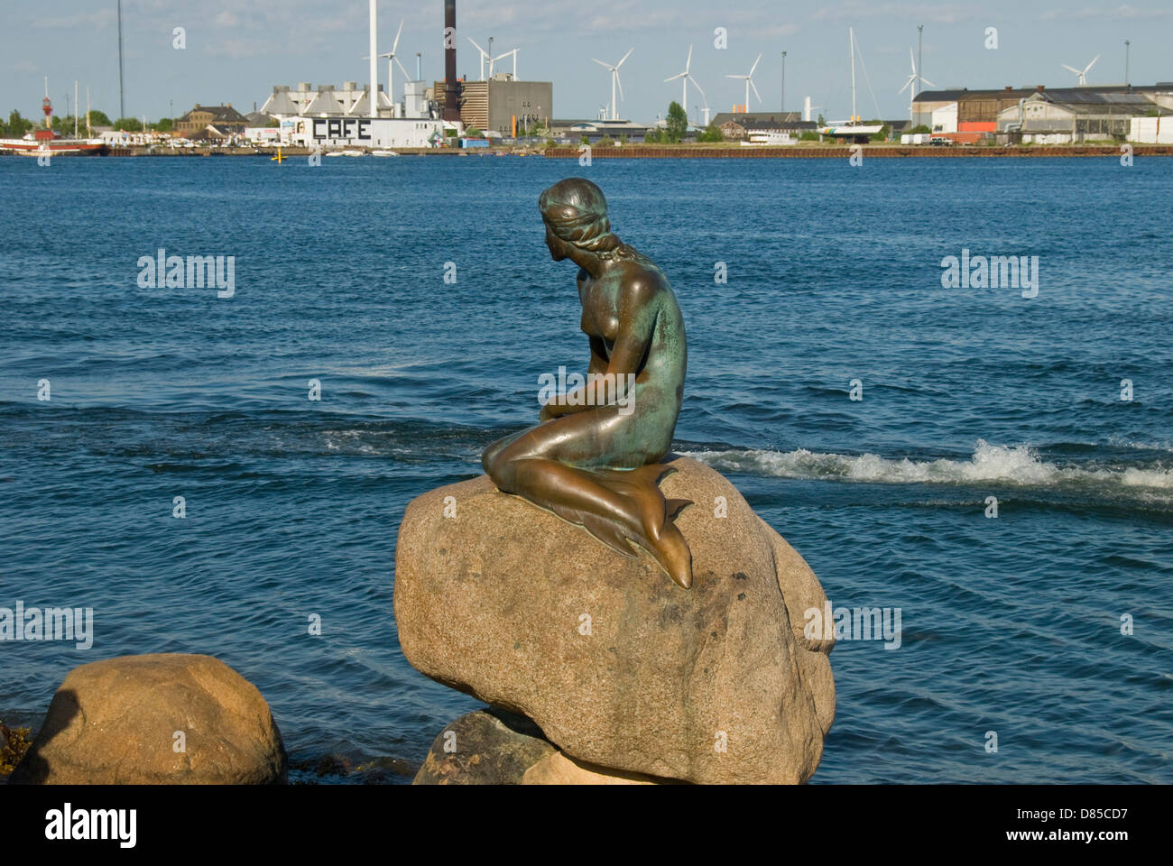 La Petite Sirène, Copenhague, Danemark Banque D'Images