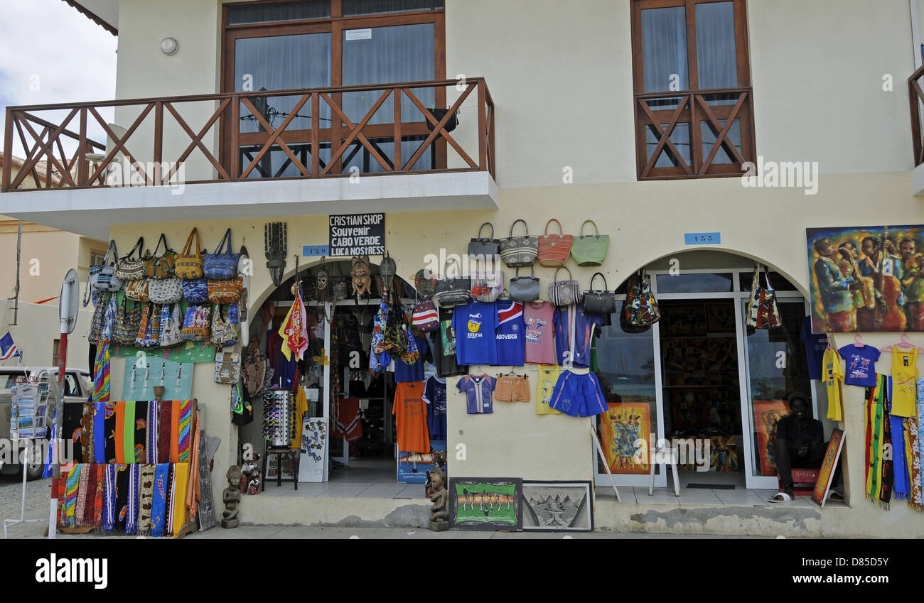 L'île de Santa Maria de Sal au Cap Vert Banque D'Images