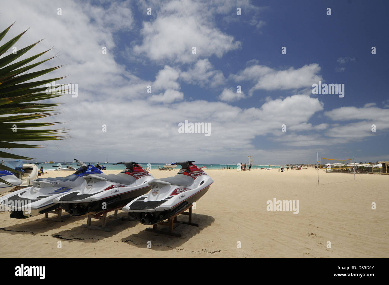 Santa Maria Beach Île de Sal au Cap Vert Banque D'Images