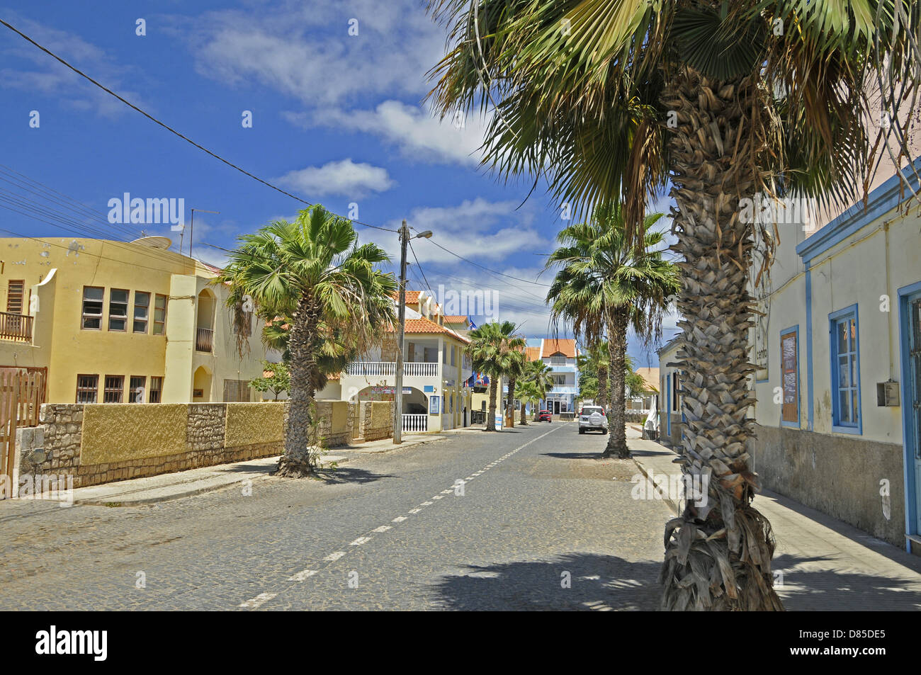 L'île de Santa Maria de Sal au Cap Vert Banque D'Images