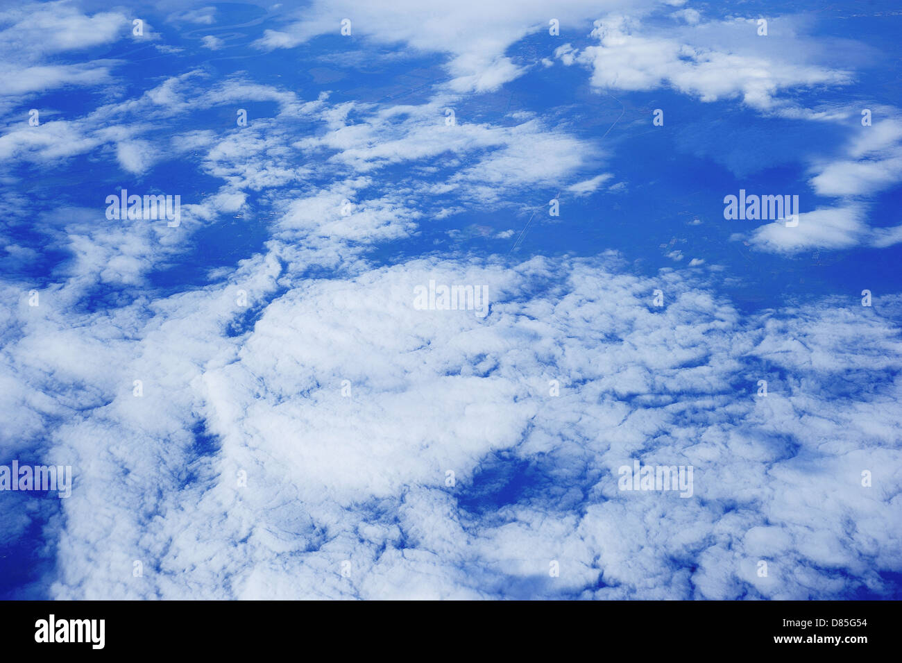 Nuages - Ciel - ciel nuage - Sky line Banque D'Images