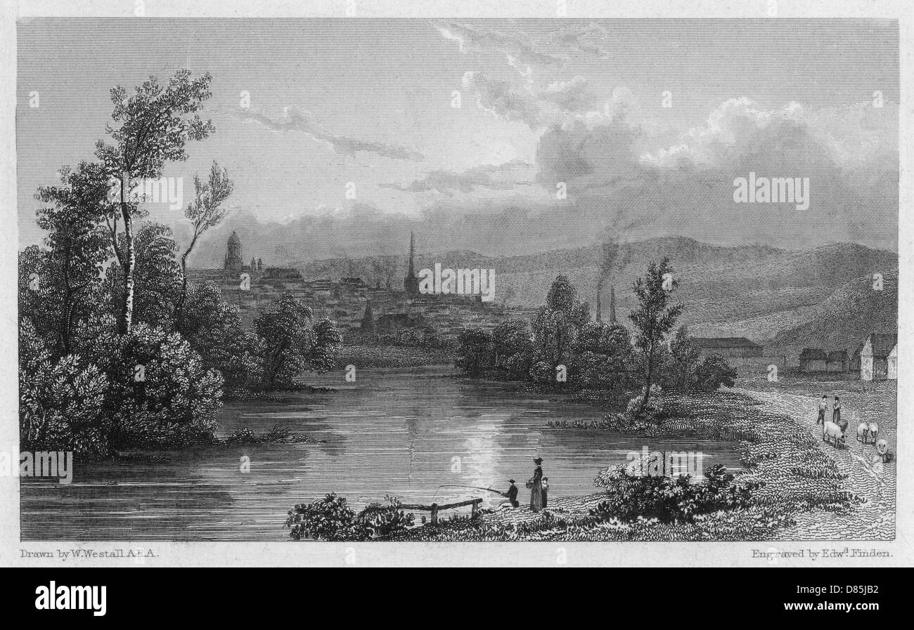 Sheffield, 1828 Banque D'Images