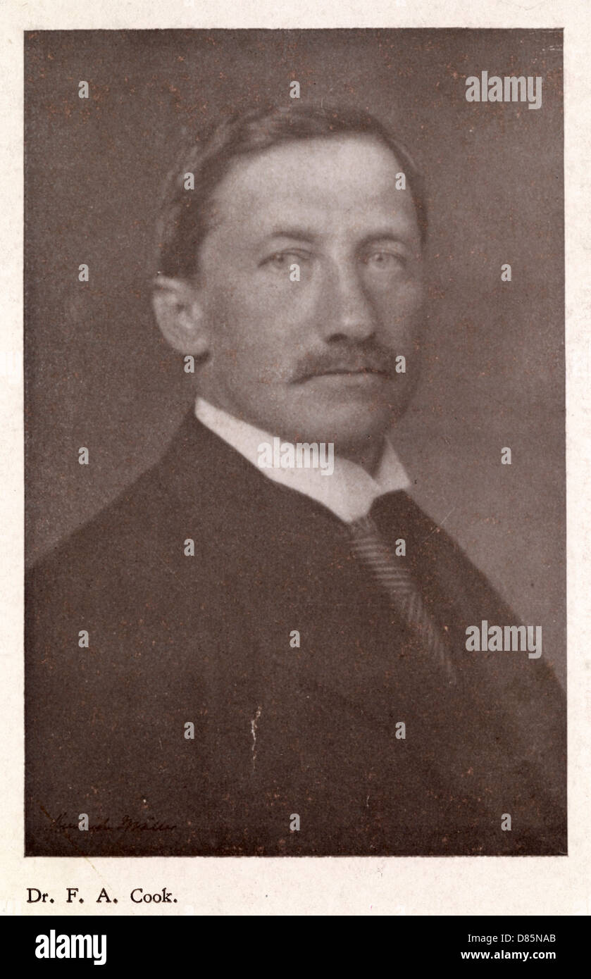 Frederick Albert Cook Banque D'Images