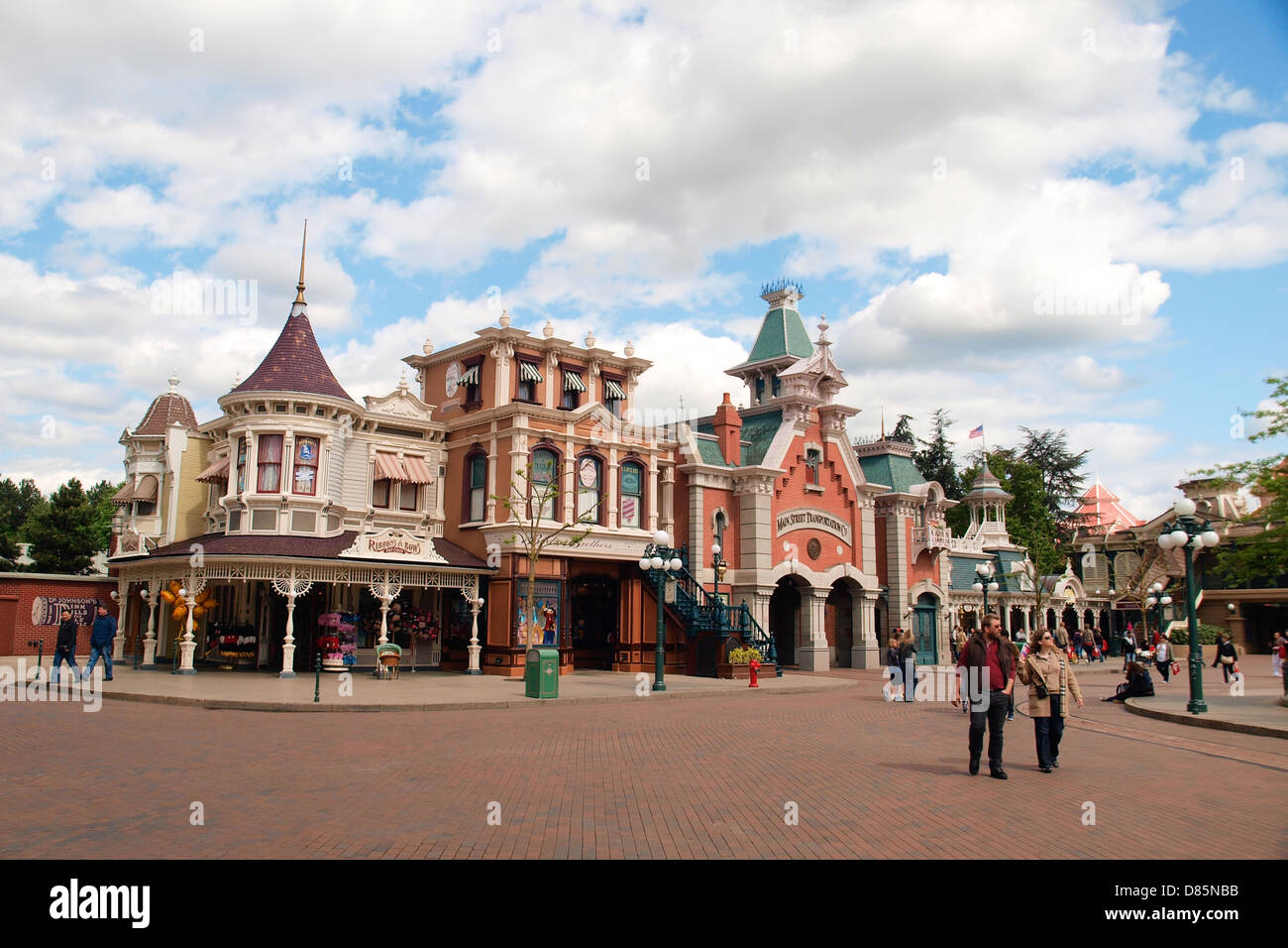 Parc Disney, Paris. Banque D'Images