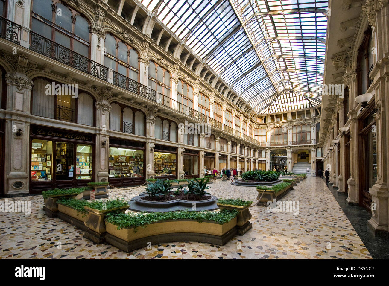 Italie Piémont Turin Subalpina gallery Banque D'Images