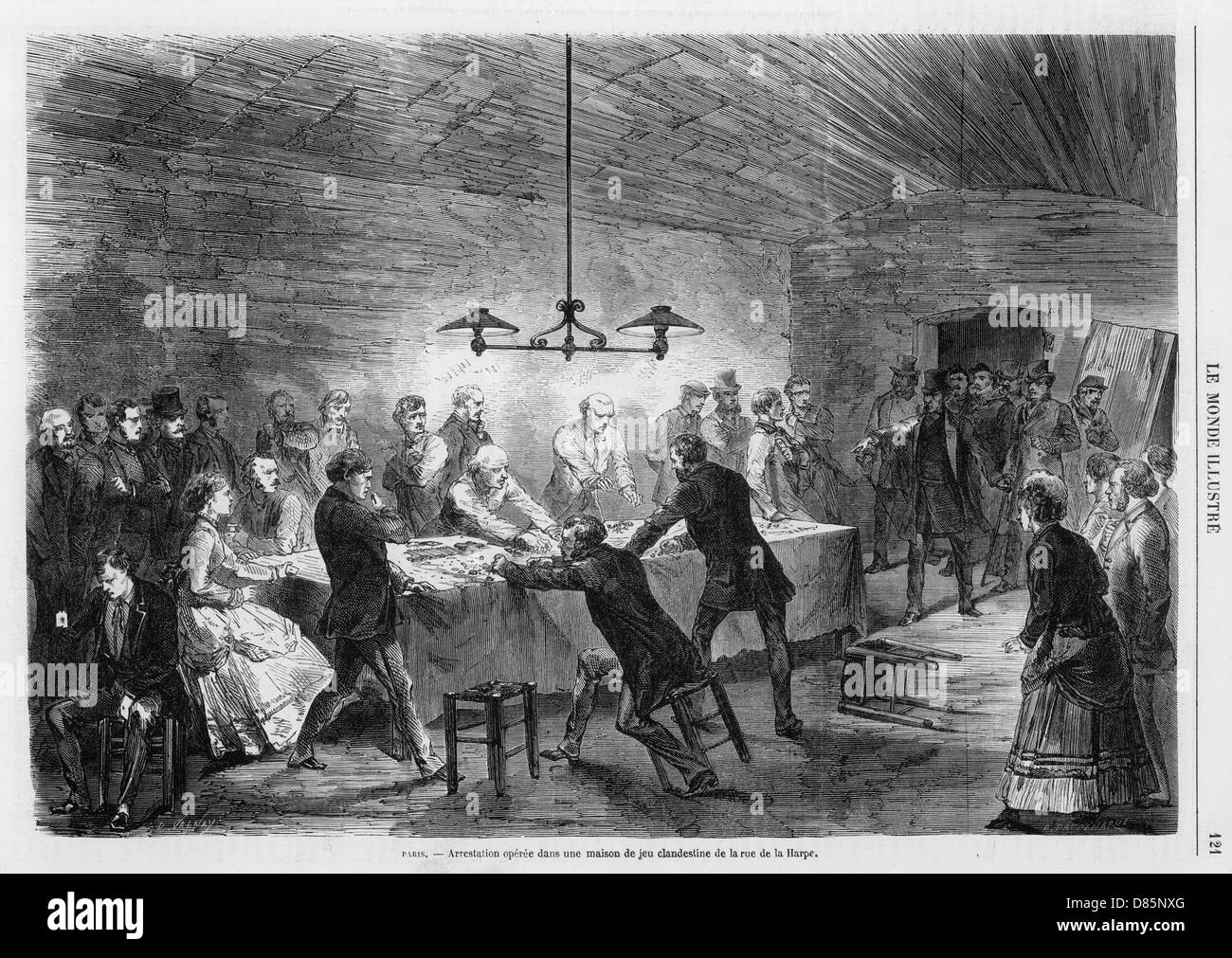 Jeu Club raid à Paris Banque D'Images