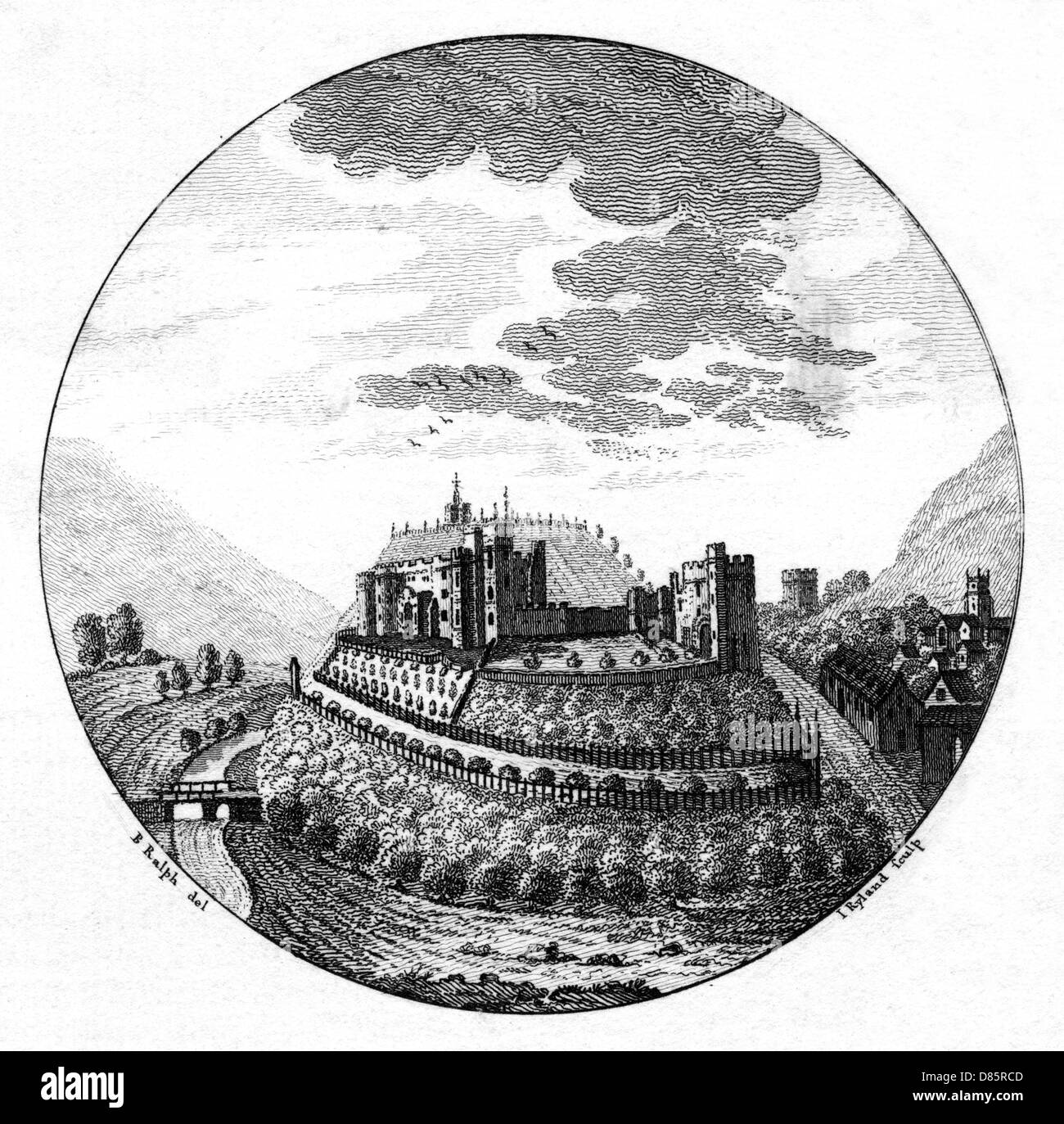 CHÂTEAU DE DUNSTER Banque D'Images