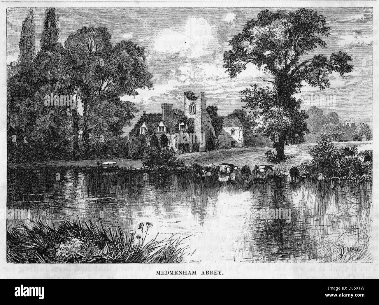 Waltham Abbey, Buckinghamshire Banque D'Images