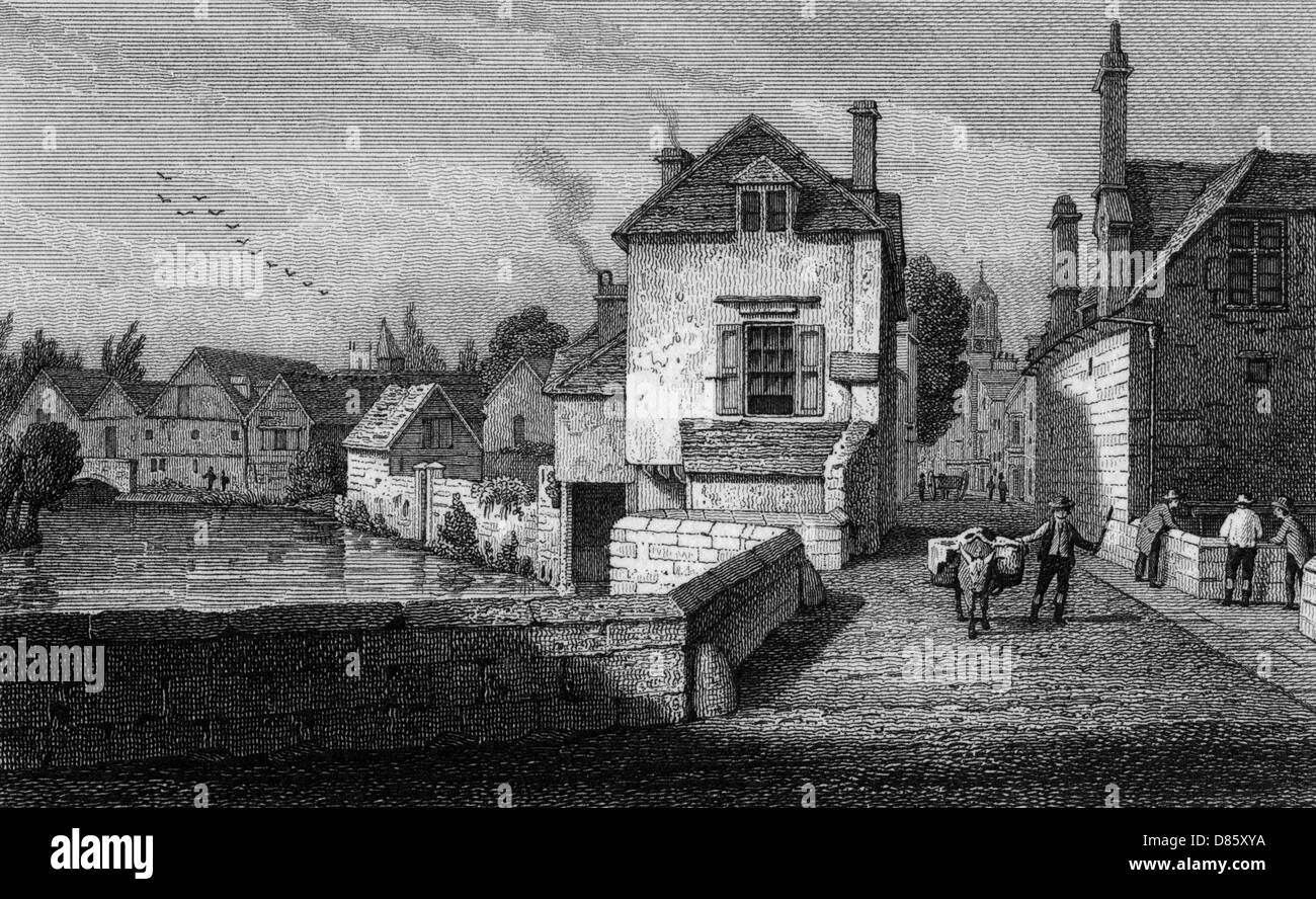 Bridge Street, Oxford Banque D'Images