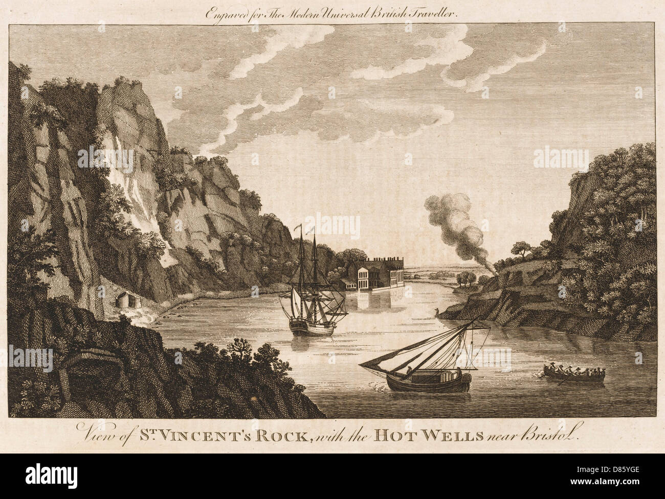 The Avon gorge, Bristol Banque D'Images