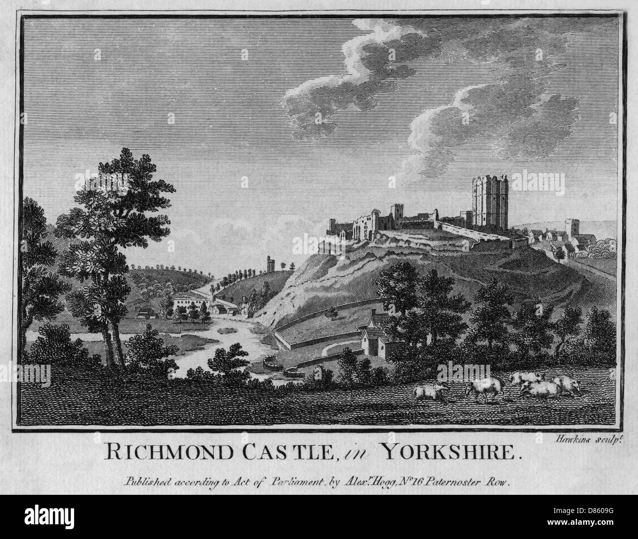Richmond, Yorkshire Banque D'Images