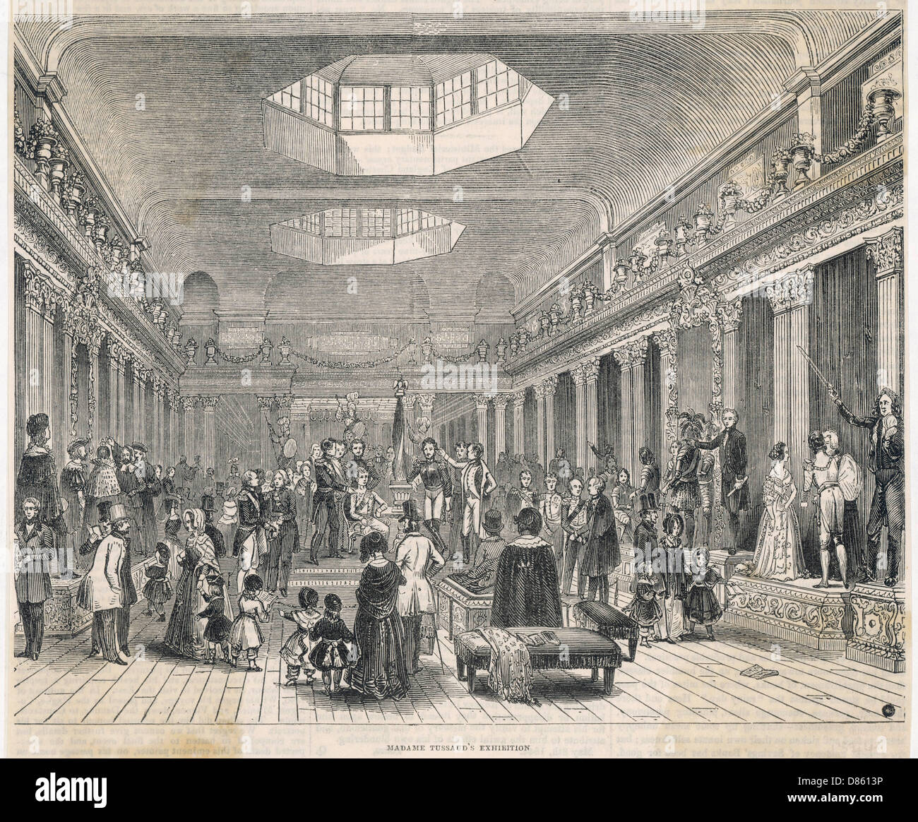Exposition de maquettes à Madame Tussaud, Londres Banque D'Images