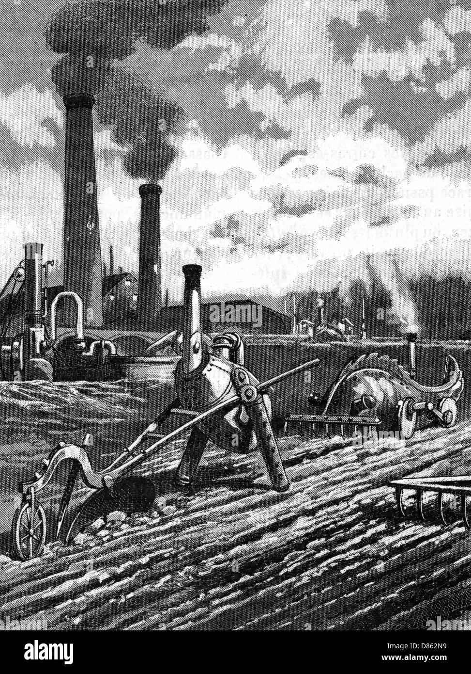 Les robots comme les ouvriers agricoles de l'avenir Banque D'Images