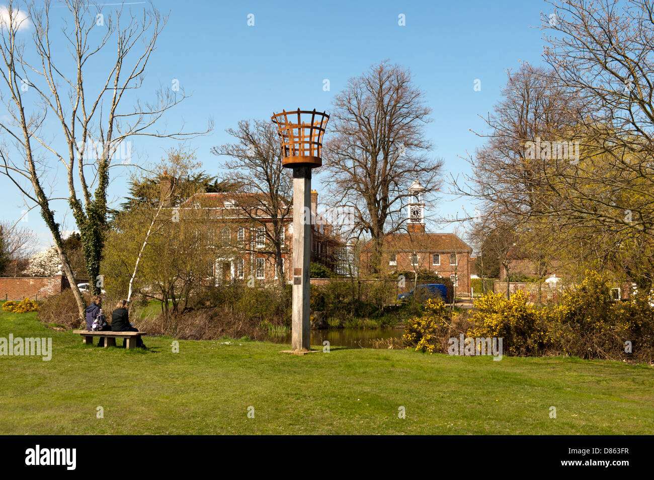 Matfield village, vert (le plus grand dans le Kent) UK Banque D'Images