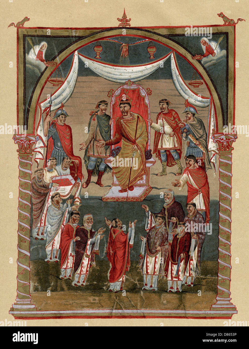 Charles II le Chauve (le Bald) Banque D'Images