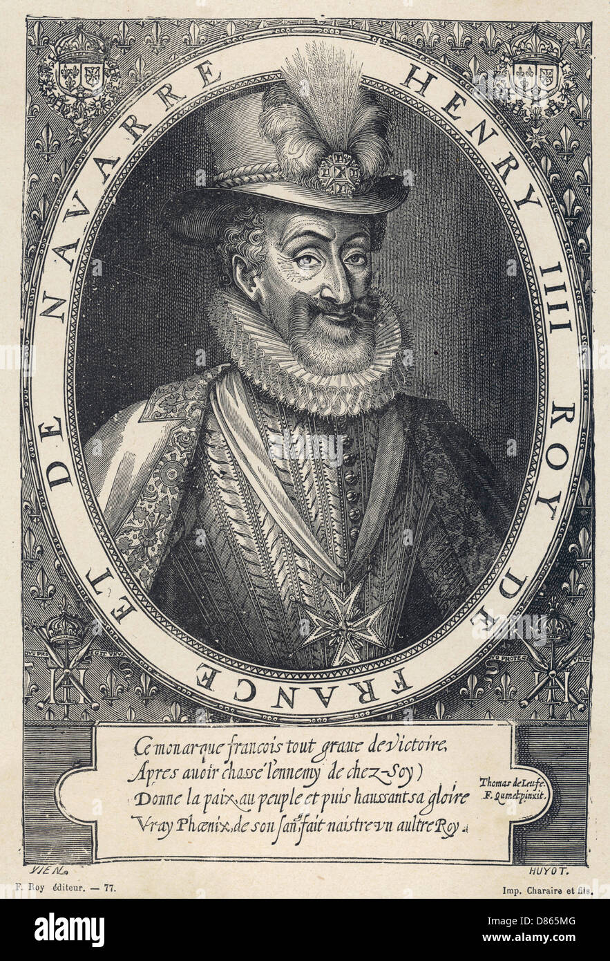 Henri IV, redevance française Banque D'Images