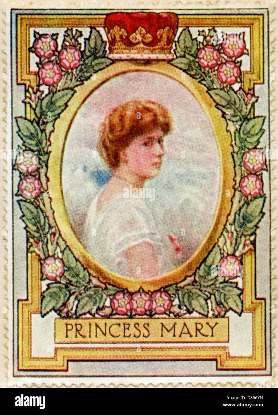 Princesse Mary / Timbre Banque D'Images