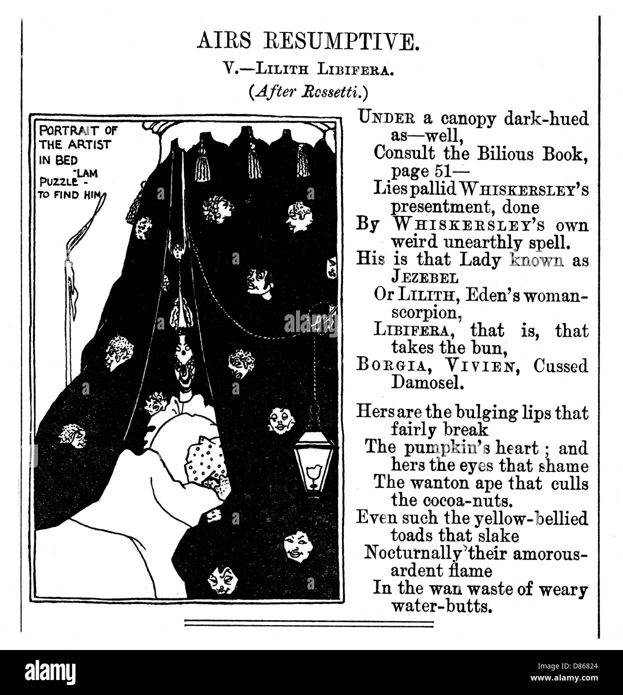 Aubrey beardsley yellow book Banque d'images détourées Alamy