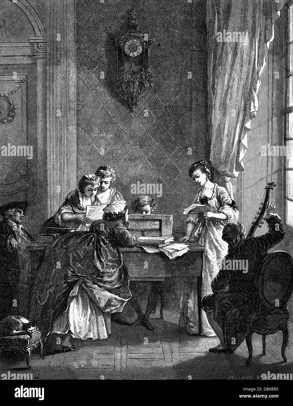 La musique de chambre Banque D'Images