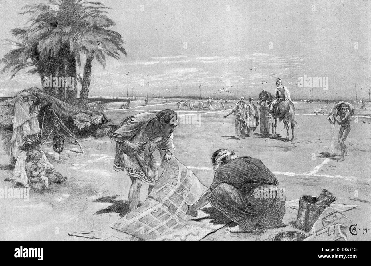 Les Plans d'Alexandre le Grand Alexandrie Banque D'Images