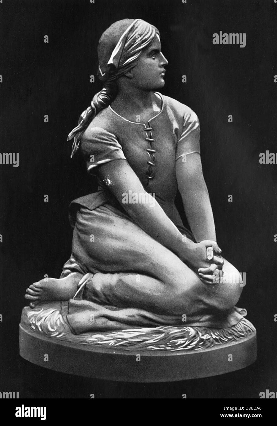 Une statue de Jeanne d'Arc Banque D'Images