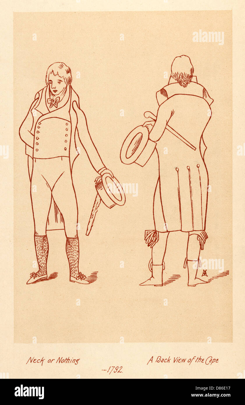 Mode pour hommes 1792 Banque D'Images