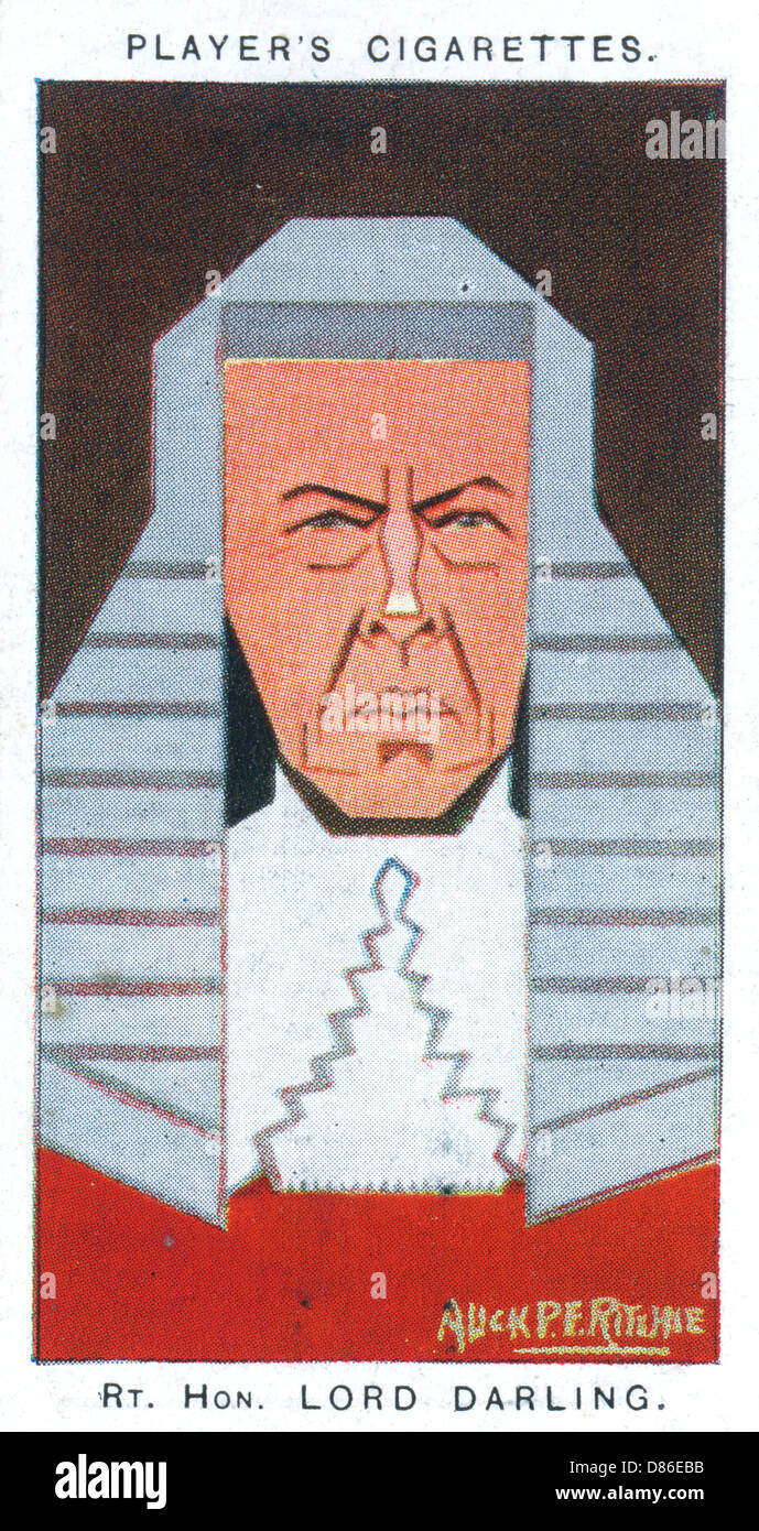 Lord Charles Darling - juge de la haute Cour Banque D'Images