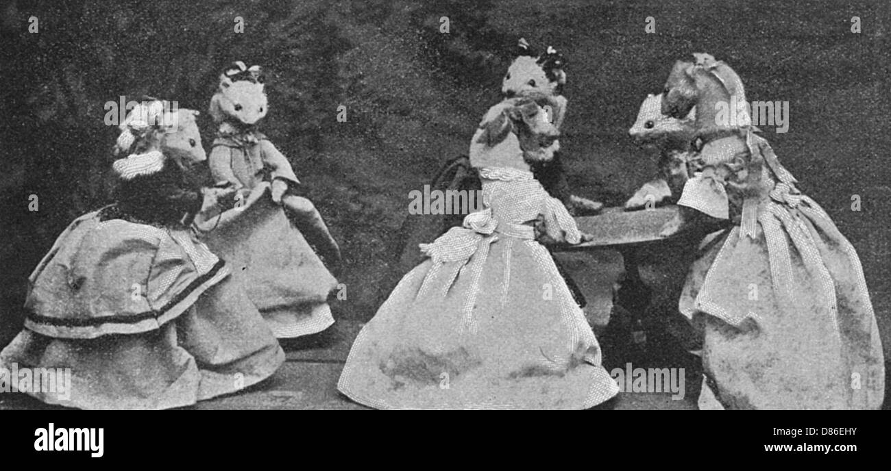 Tourner la table de l'Hermine Banque D'Images