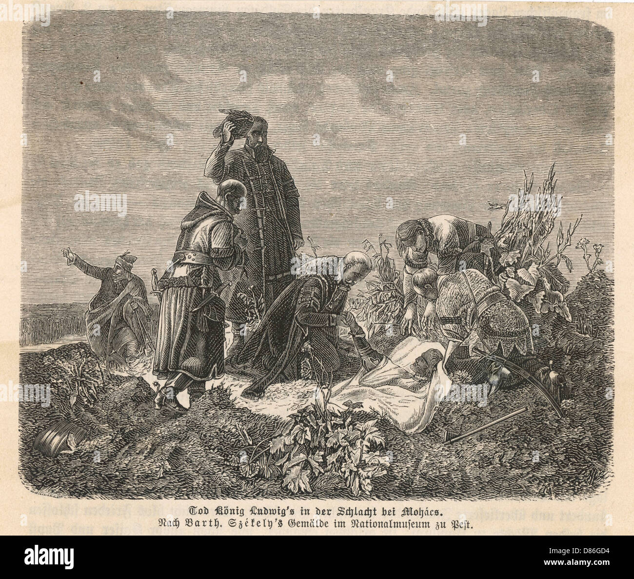 GUERRES OTTOMANES/MOHACZ Banque D'Images