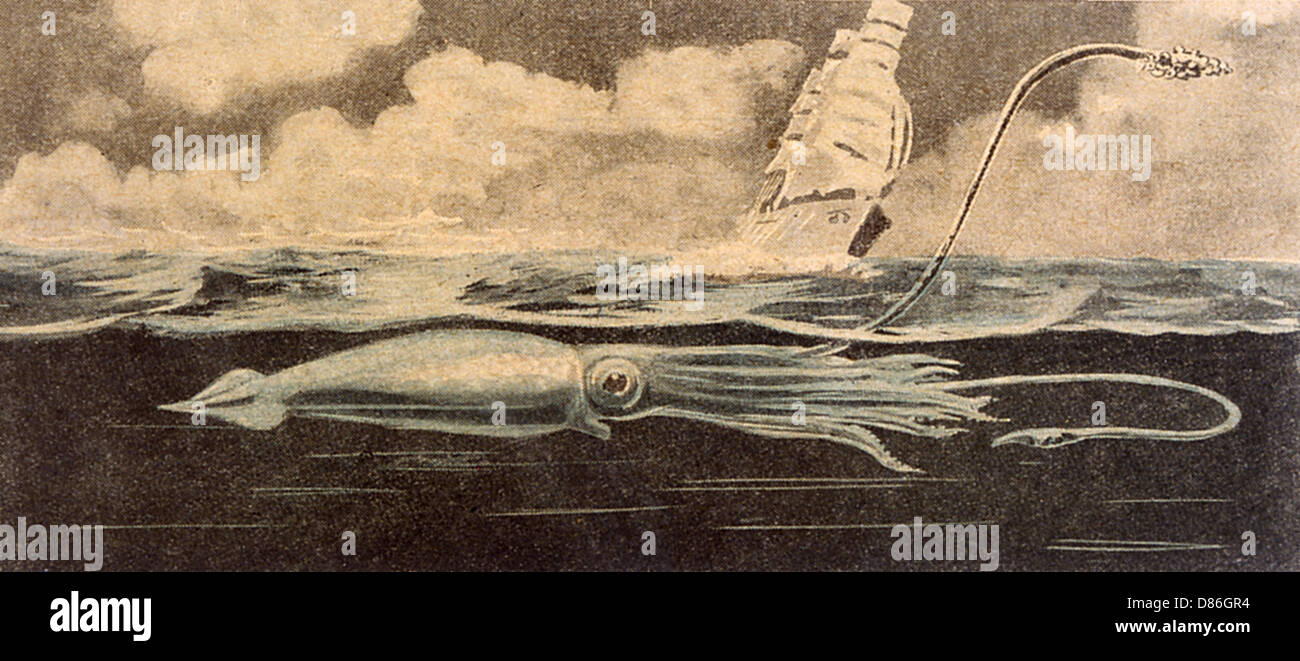 Folklore - serpent de mer Banque D'Images