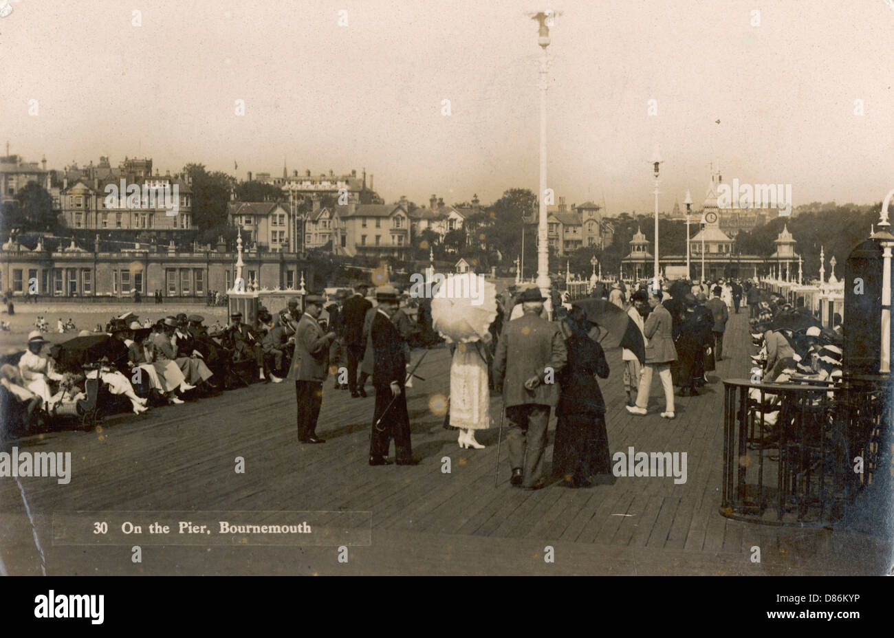 La jetée de Bournemouth Banque D'Images