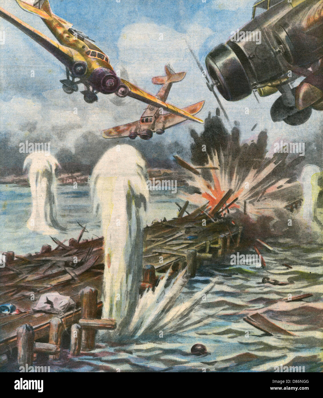GUERRE CIVILE ESPAGNOLE/EBRO Banque D'Images