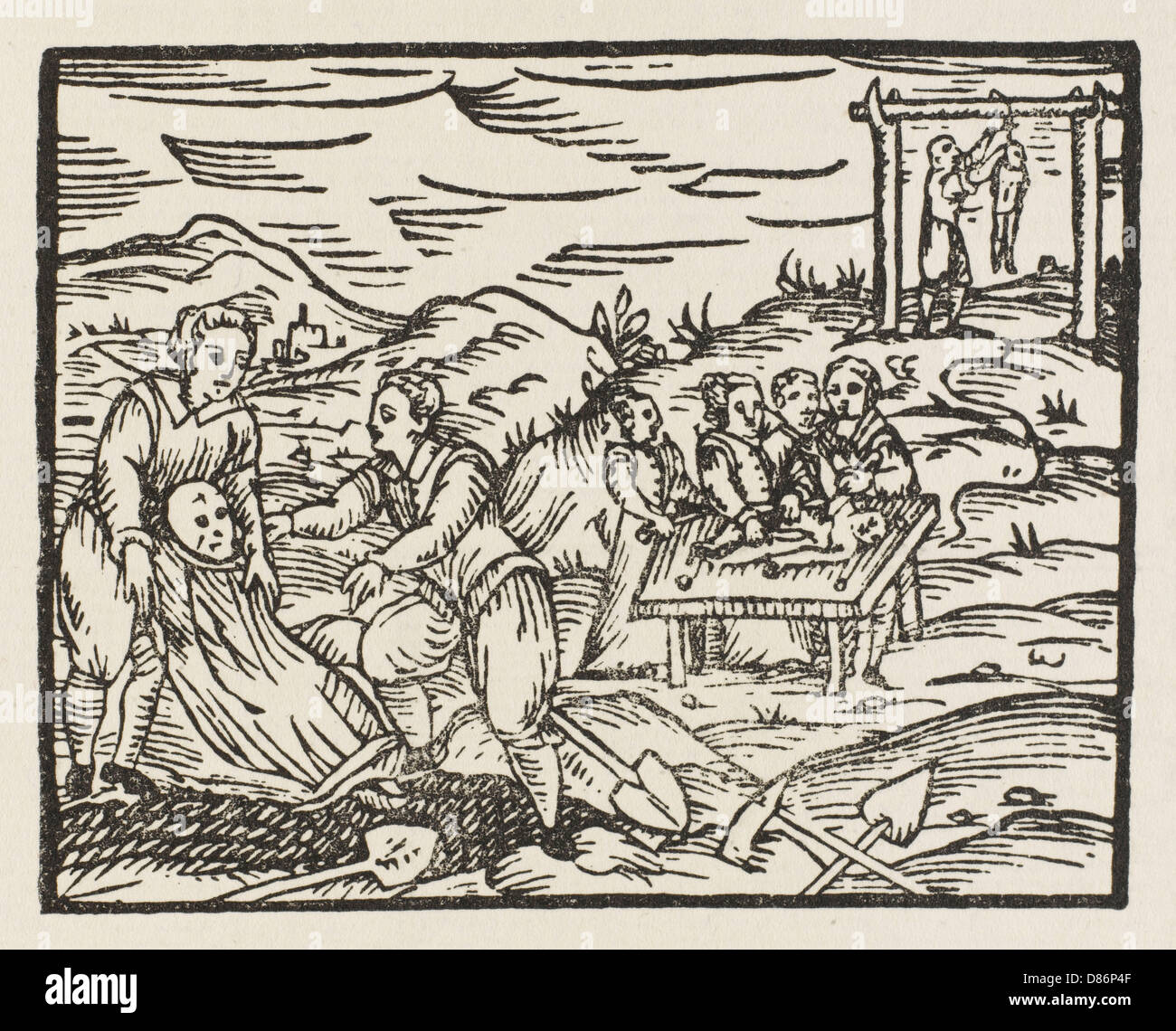 TOMBES DÉROBÉES Banque D'Images