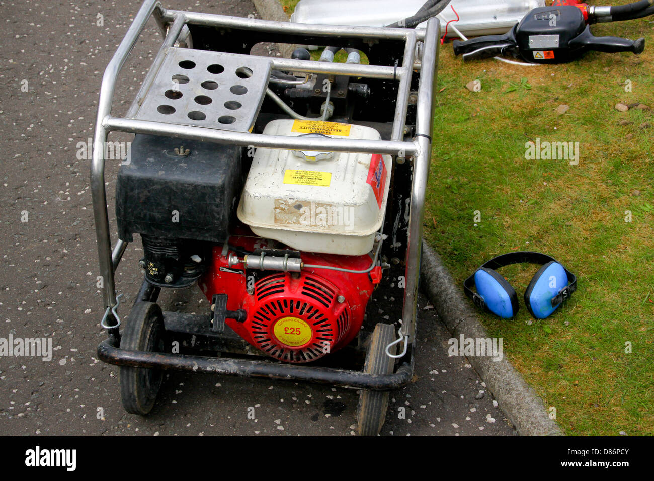 Générateur à essence portable Banque D'Images