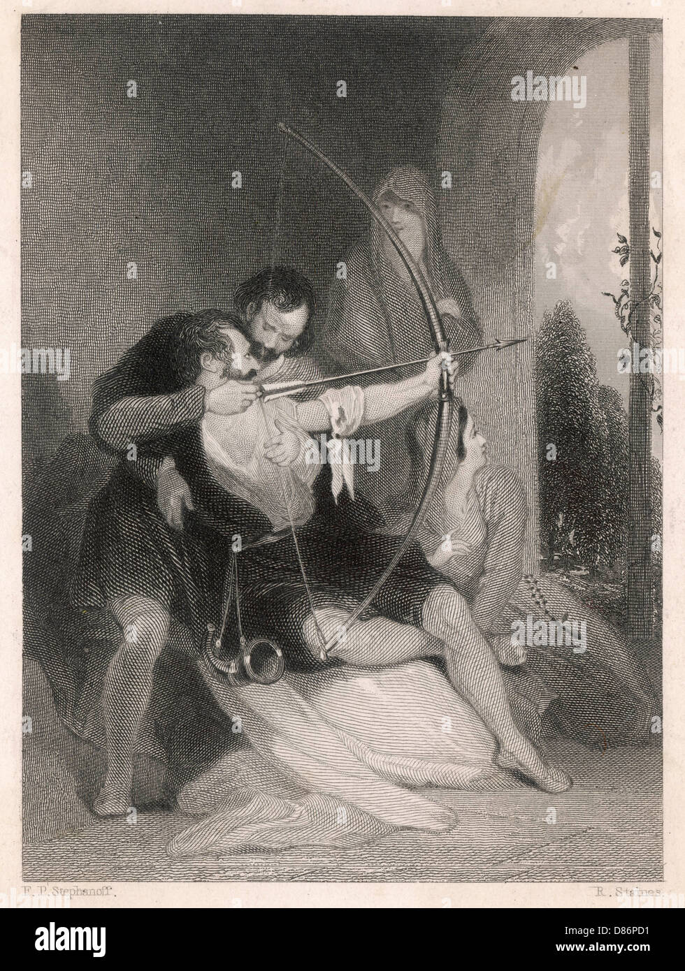 La dernière flèche de Robin Hood Banque D'Images