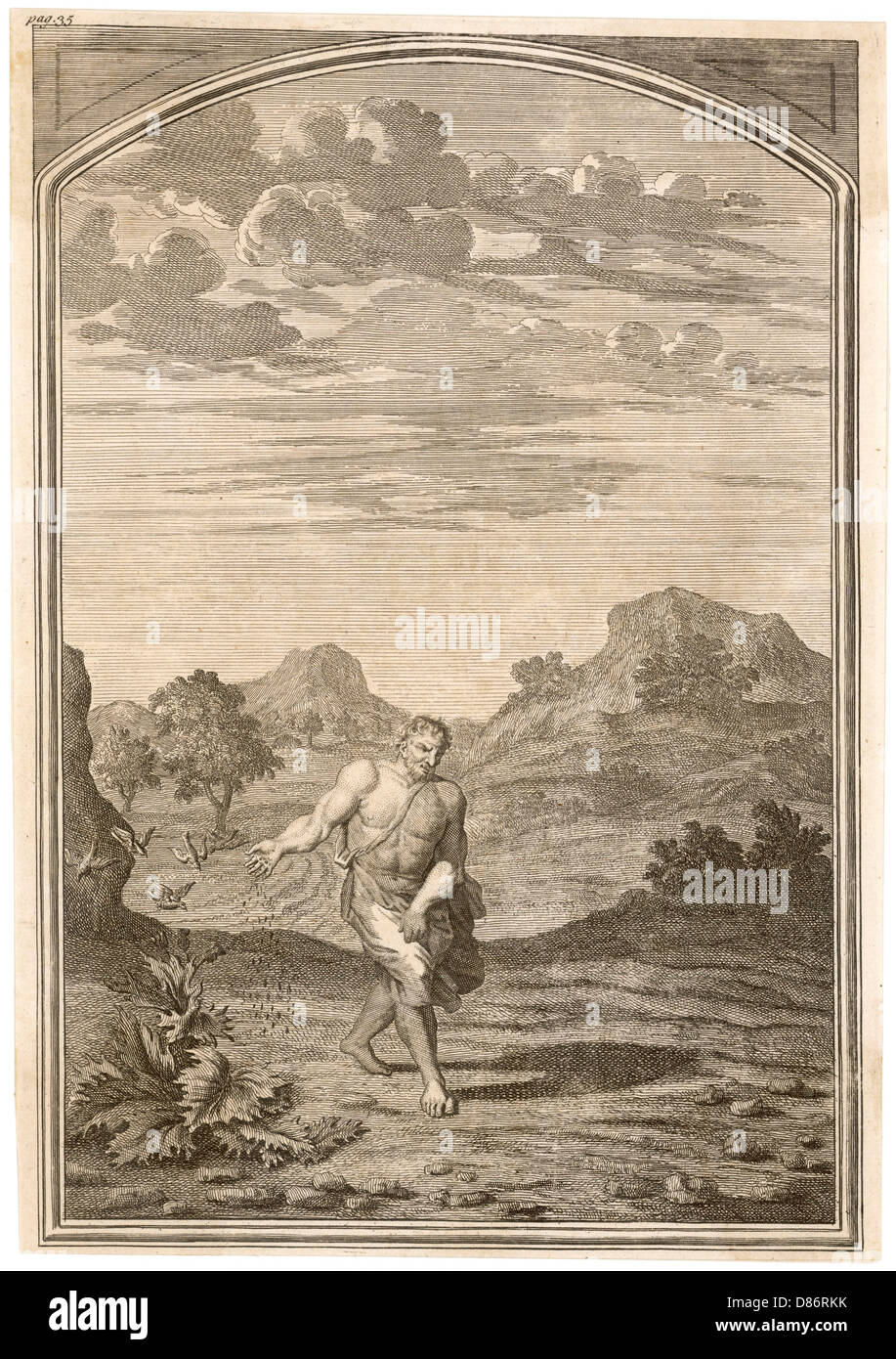 PARABOLE DE LA SOWER Banque D'Images