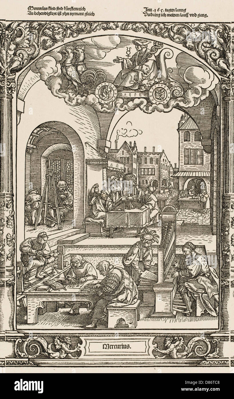 17th Century Arts - Sciences Banque D'Images