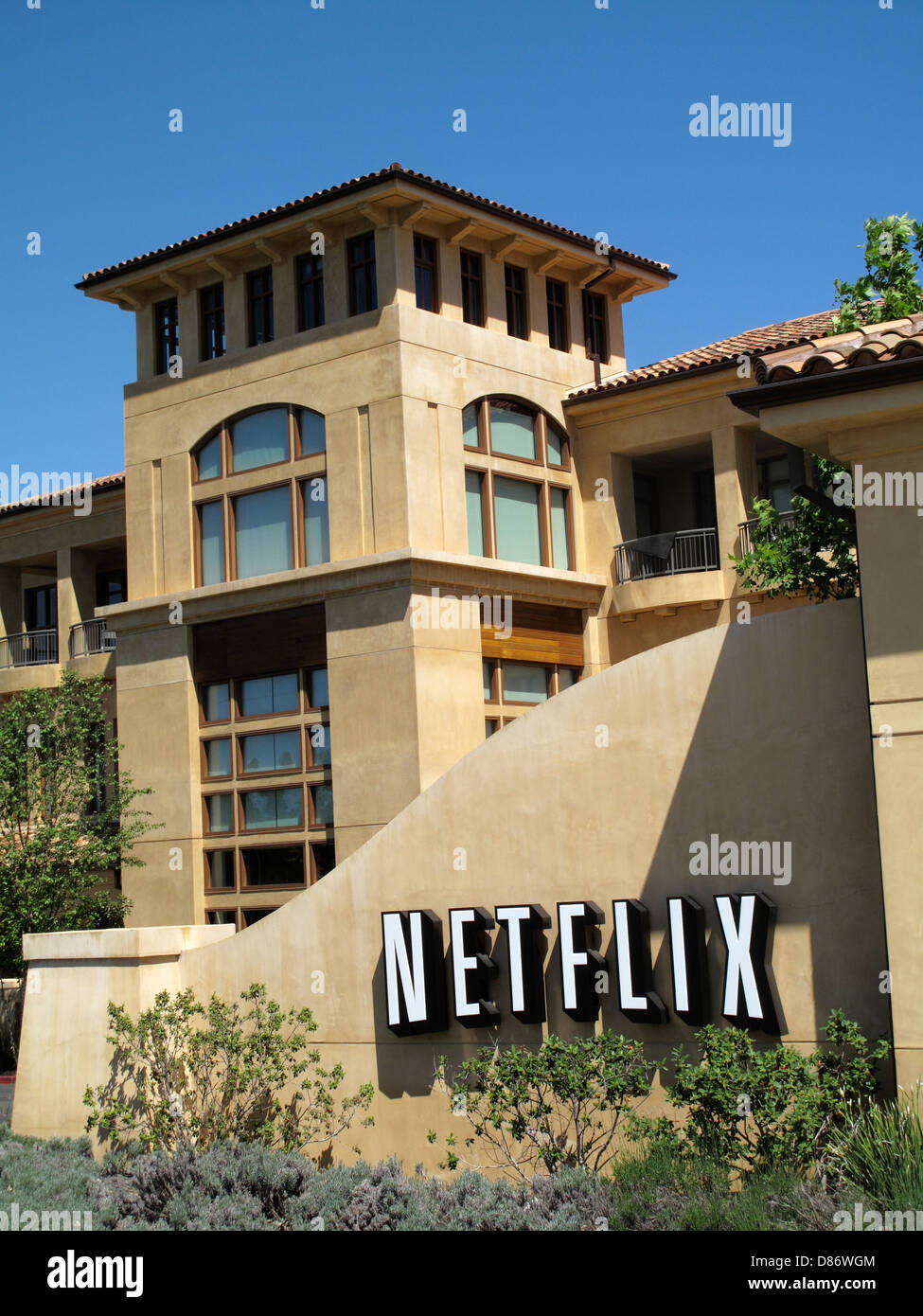 Le siège social de Netflix à 100 Winchester Circle Los