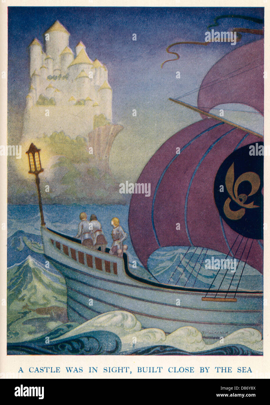 Le Château au bord de la mer Banque D'Images