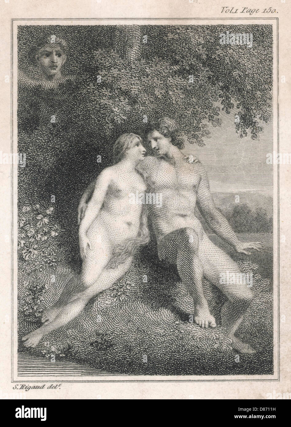 ADAM, EVE, ANGEL Banque D'Images