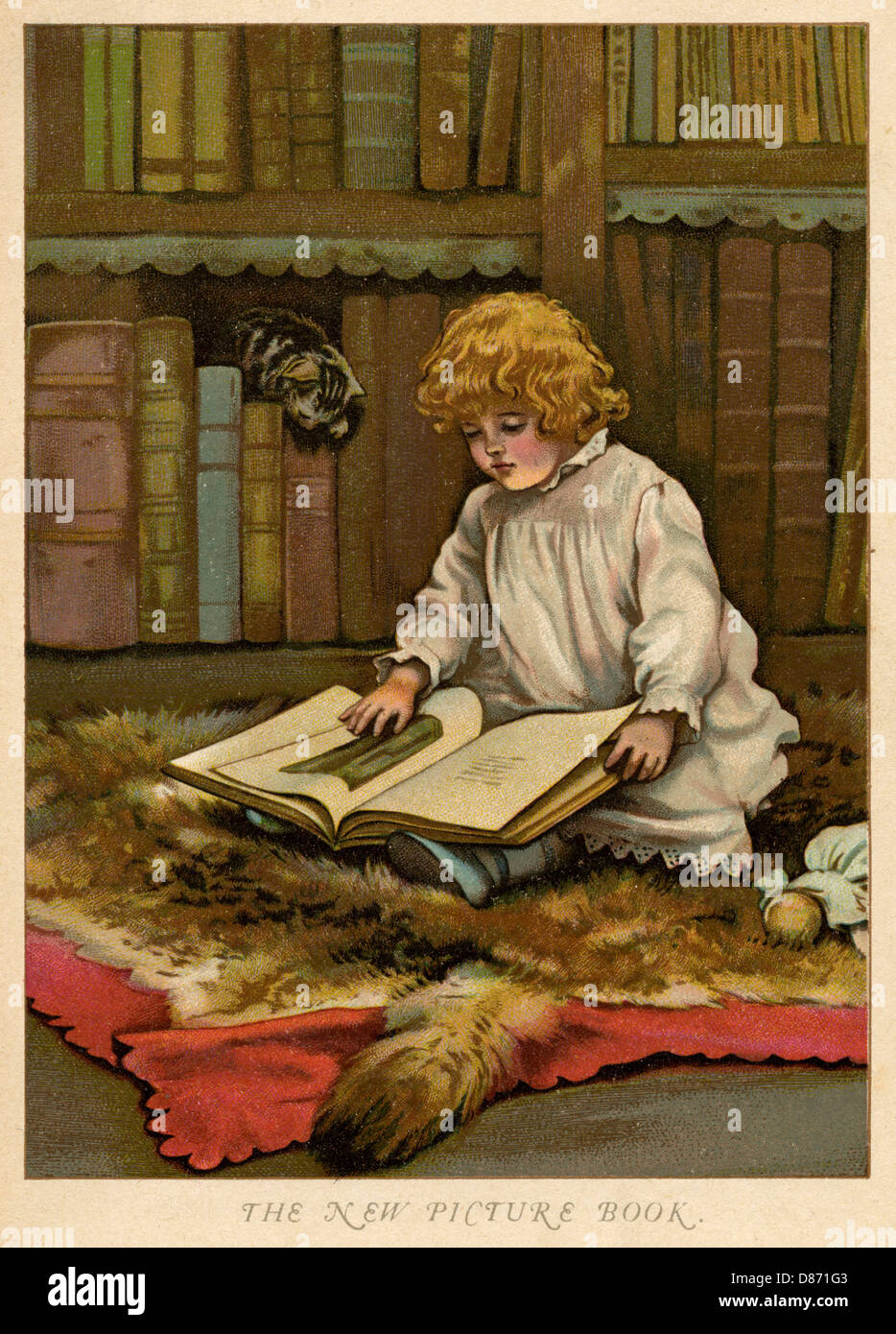 RÉSERVEZ SUR UN TAPIS Banque D'Images