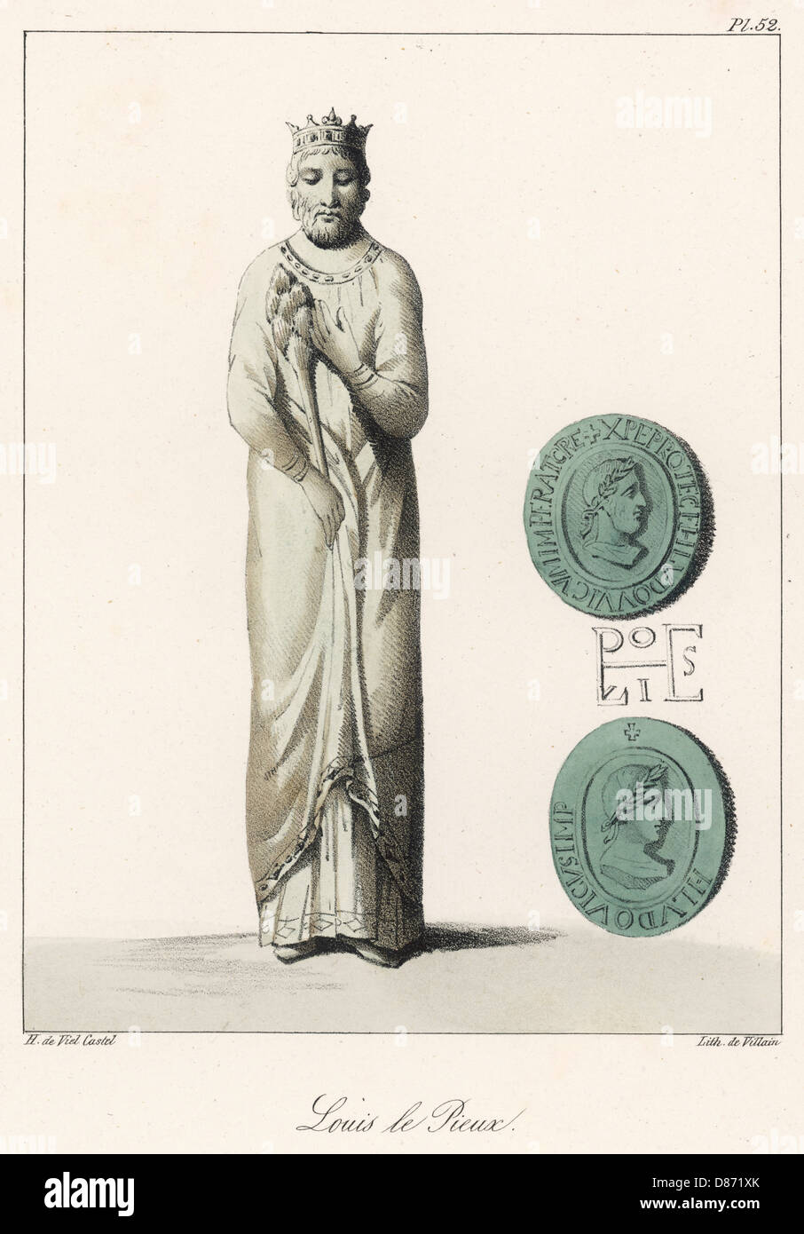 LOUIS I LE PIEUX Banque D'Images